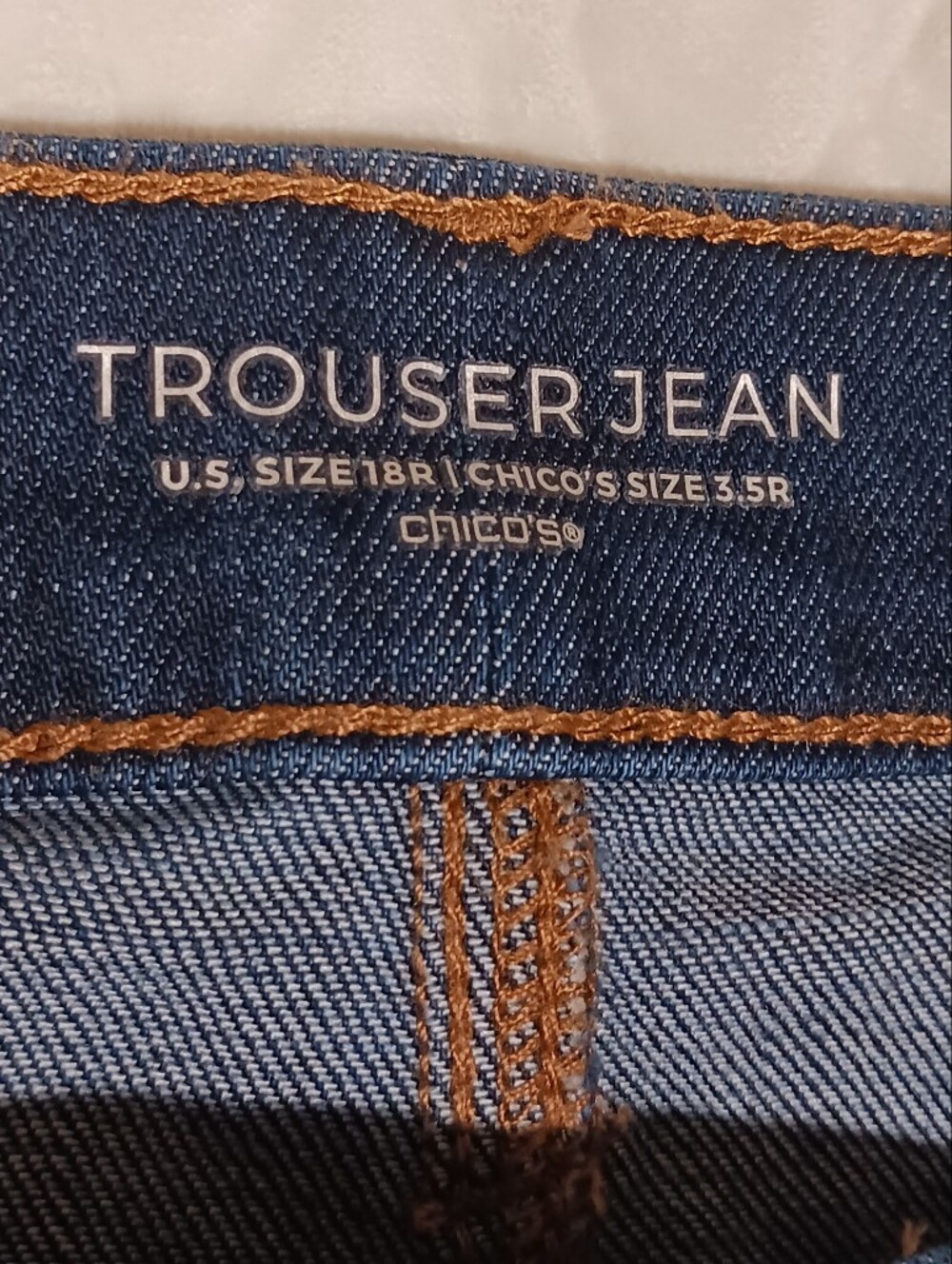 Chico's Trouser Jeans Wide Leg - Picture 8 of 10